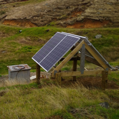 Off grid solar set up